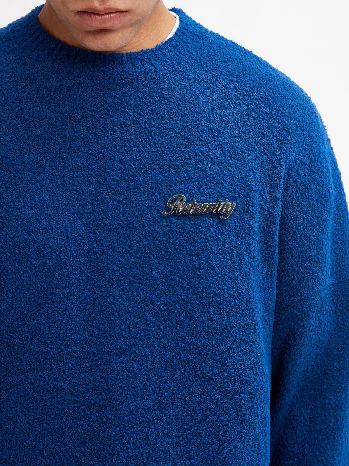 KNIT SWEATER - DARKBLUE