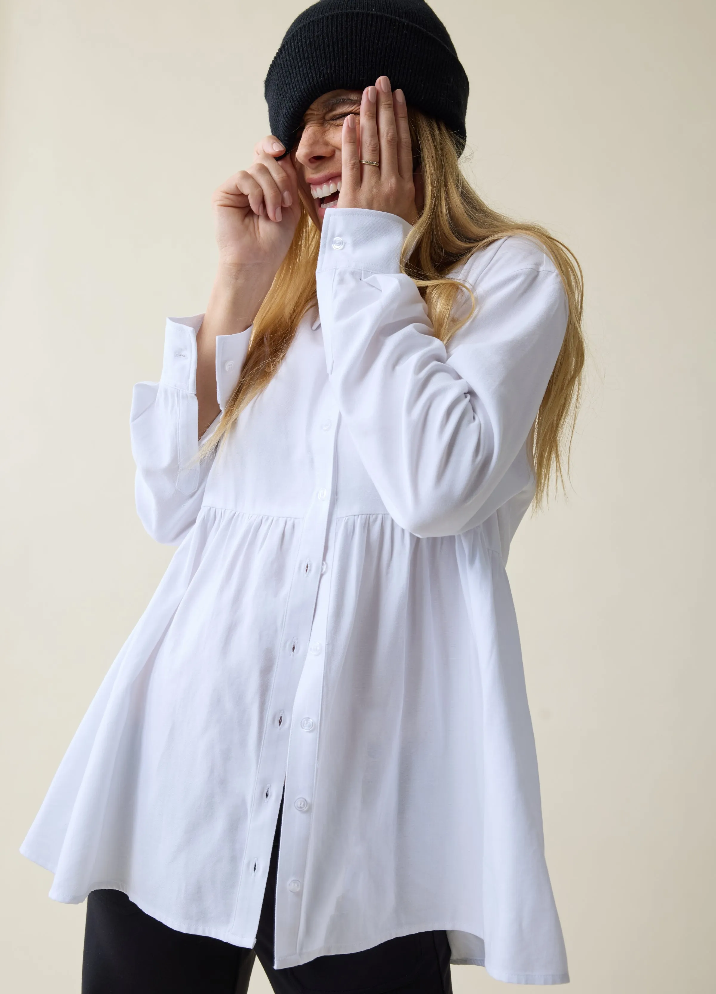 Long Sleeve Button Down Blouse