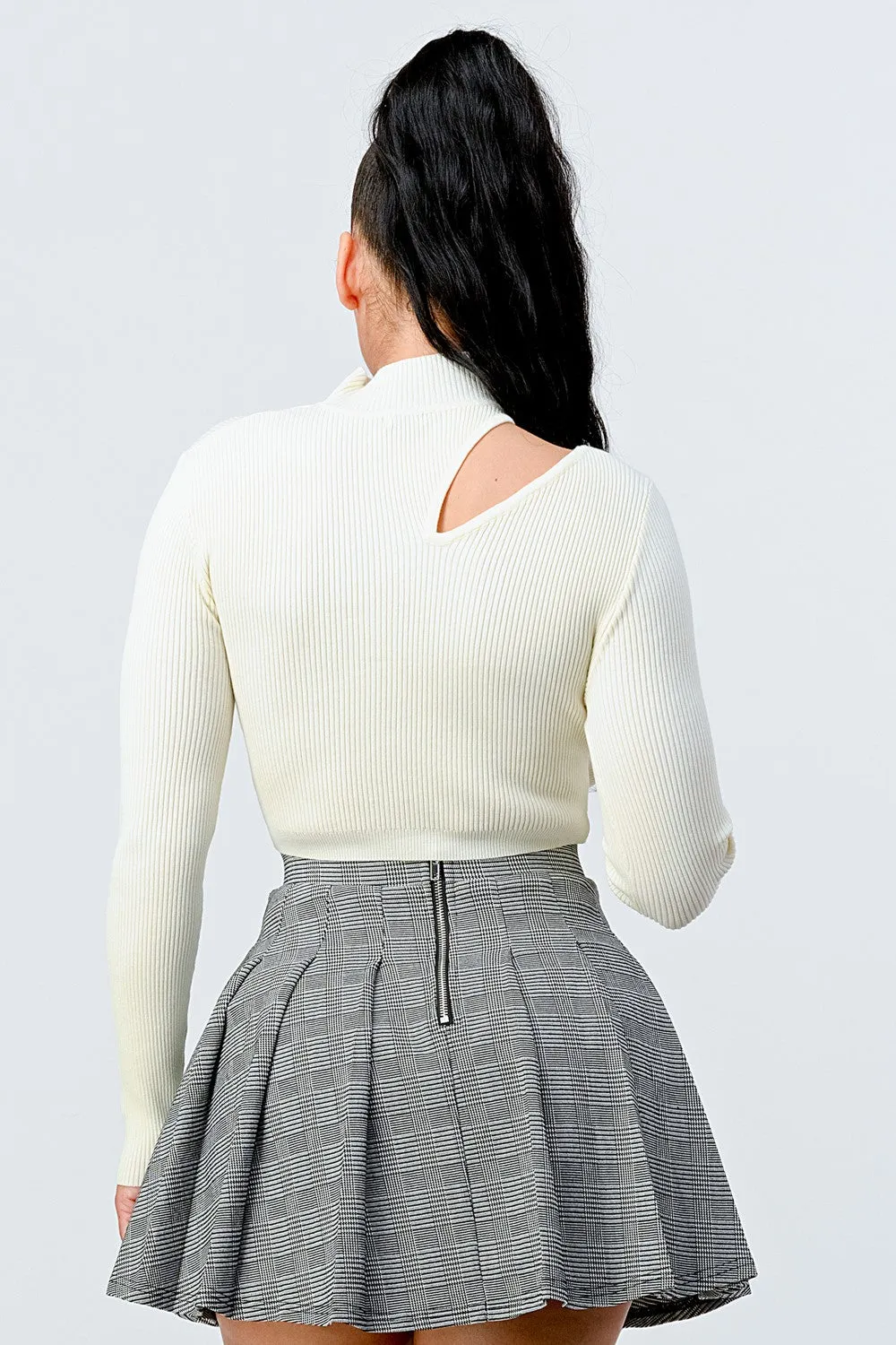 Lux Cutout Sweater