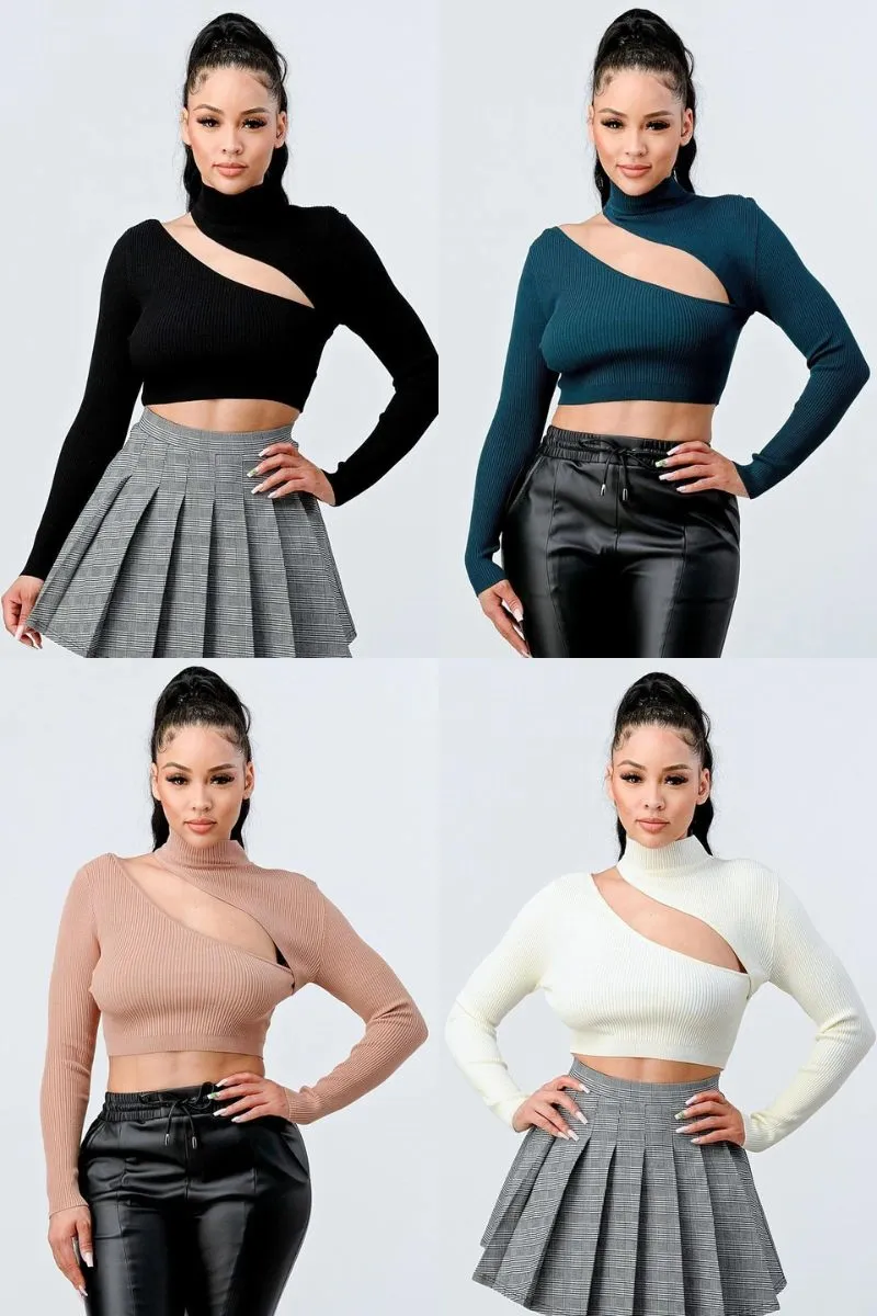 Lux Cutout Sweater