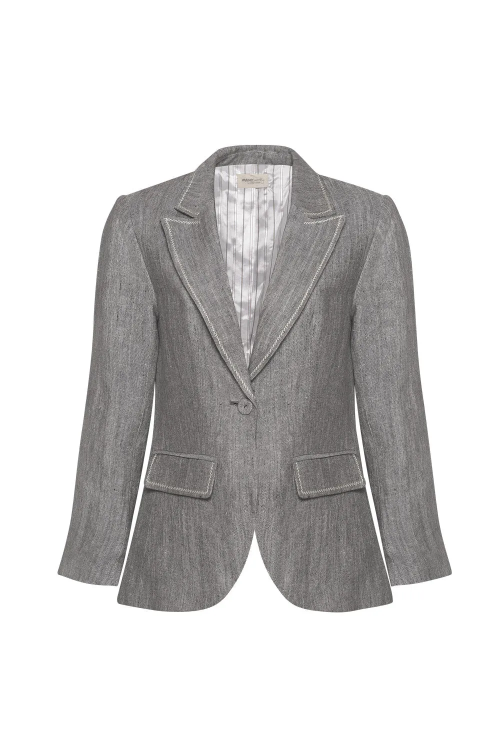 Here is an optimized version of the product title with added modifiers:

Madly Sweetly Womens Elegant Oasis Blazer - Style MS1043

This title includes useful modifiers such as Womens to specify the target demographic and Elegant to highlight the style or appeal of the blazer.