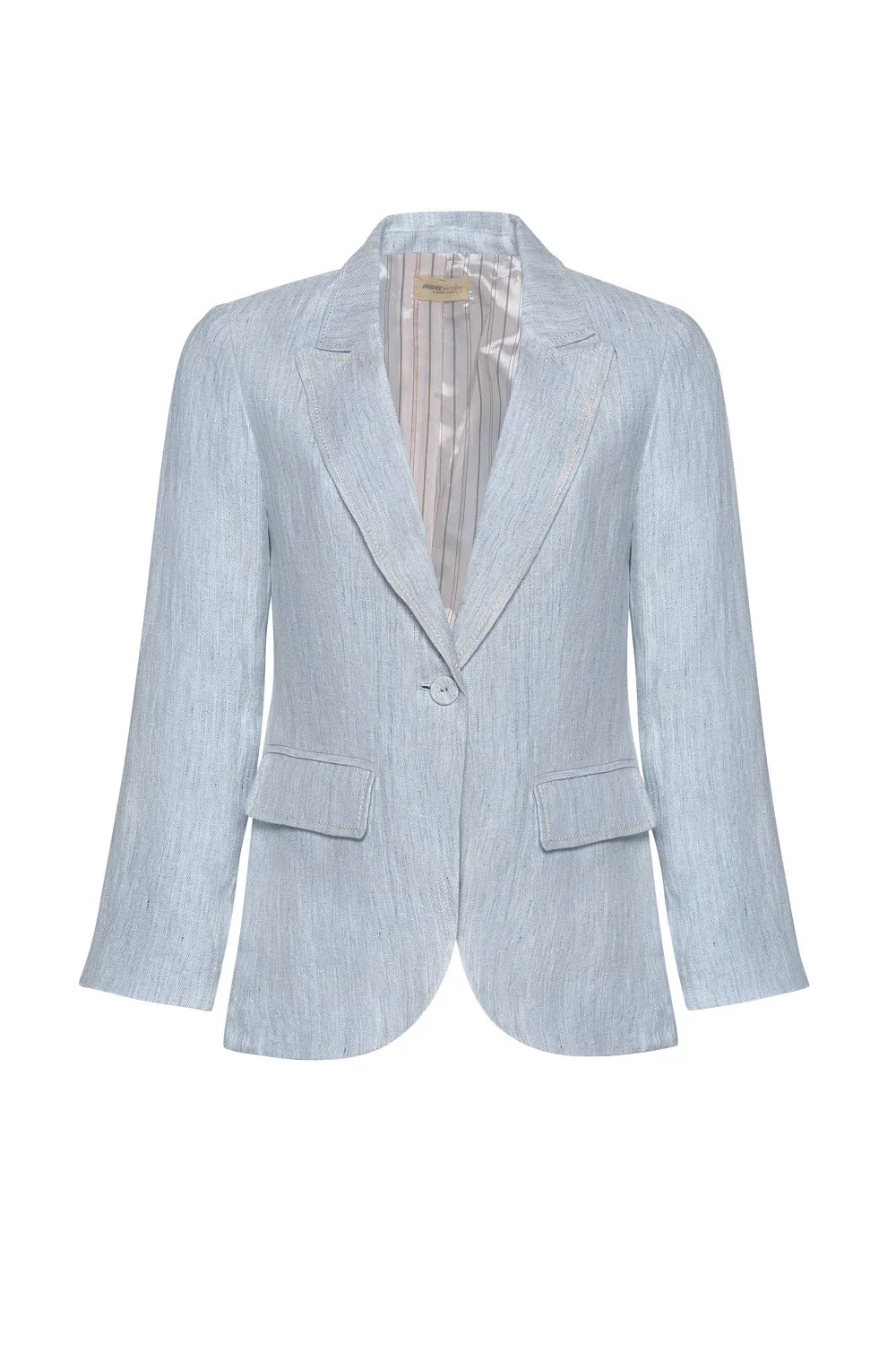 Here is an optimized version of the product title with added modifiers:

Madly Sweetly Womens Elegant Oasis Blazer - Style MS1043

This title includes useful modifiers such as Womens to specify the target demographic and Elegant to highlight the style or appeal of the blazer.