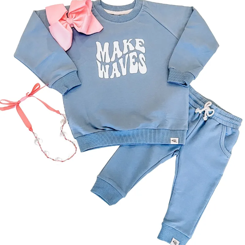 Make Waves Organic Cotton Pullover