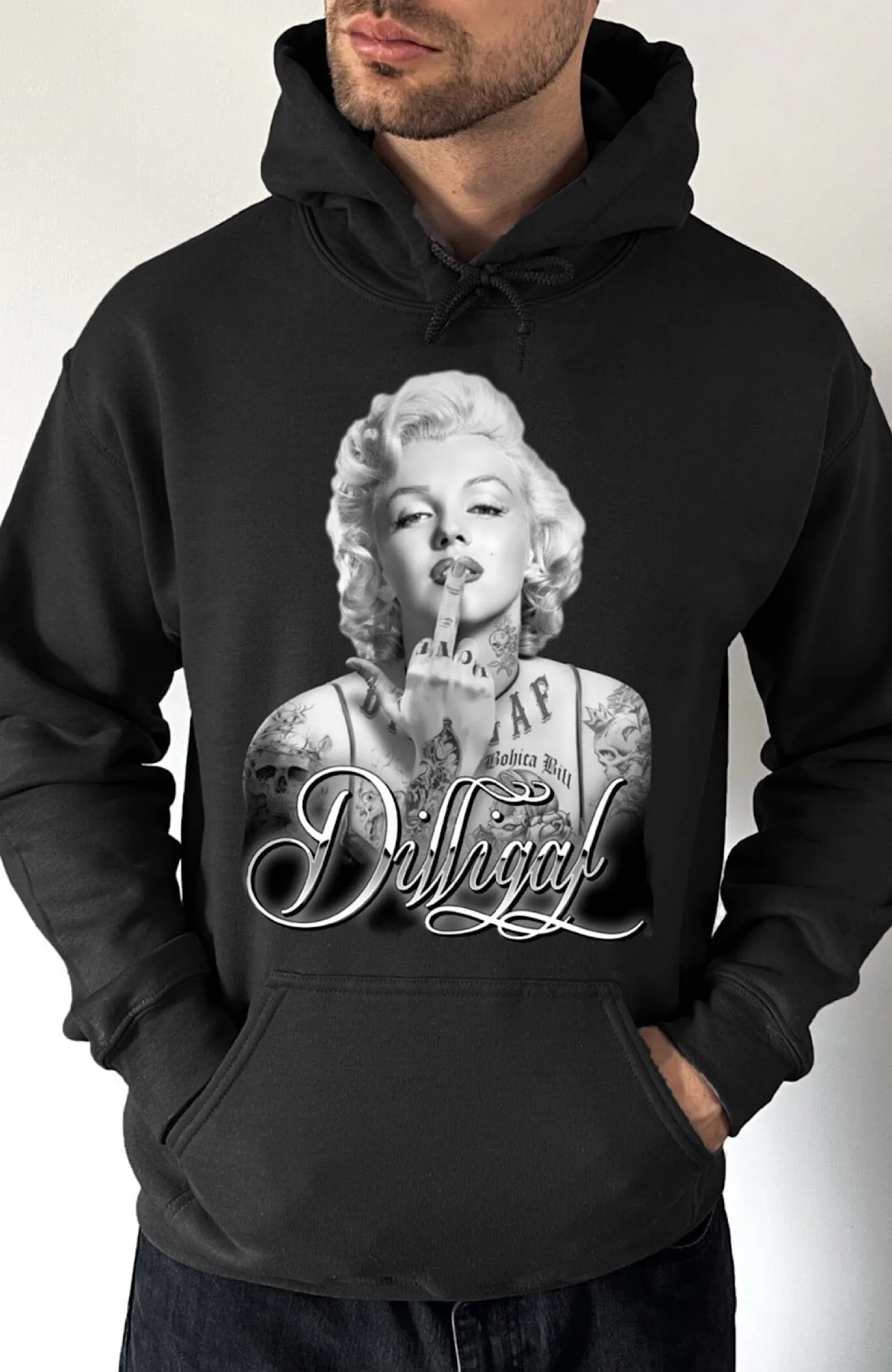 Marilyn Kiss Attitude Pullover Hoodie