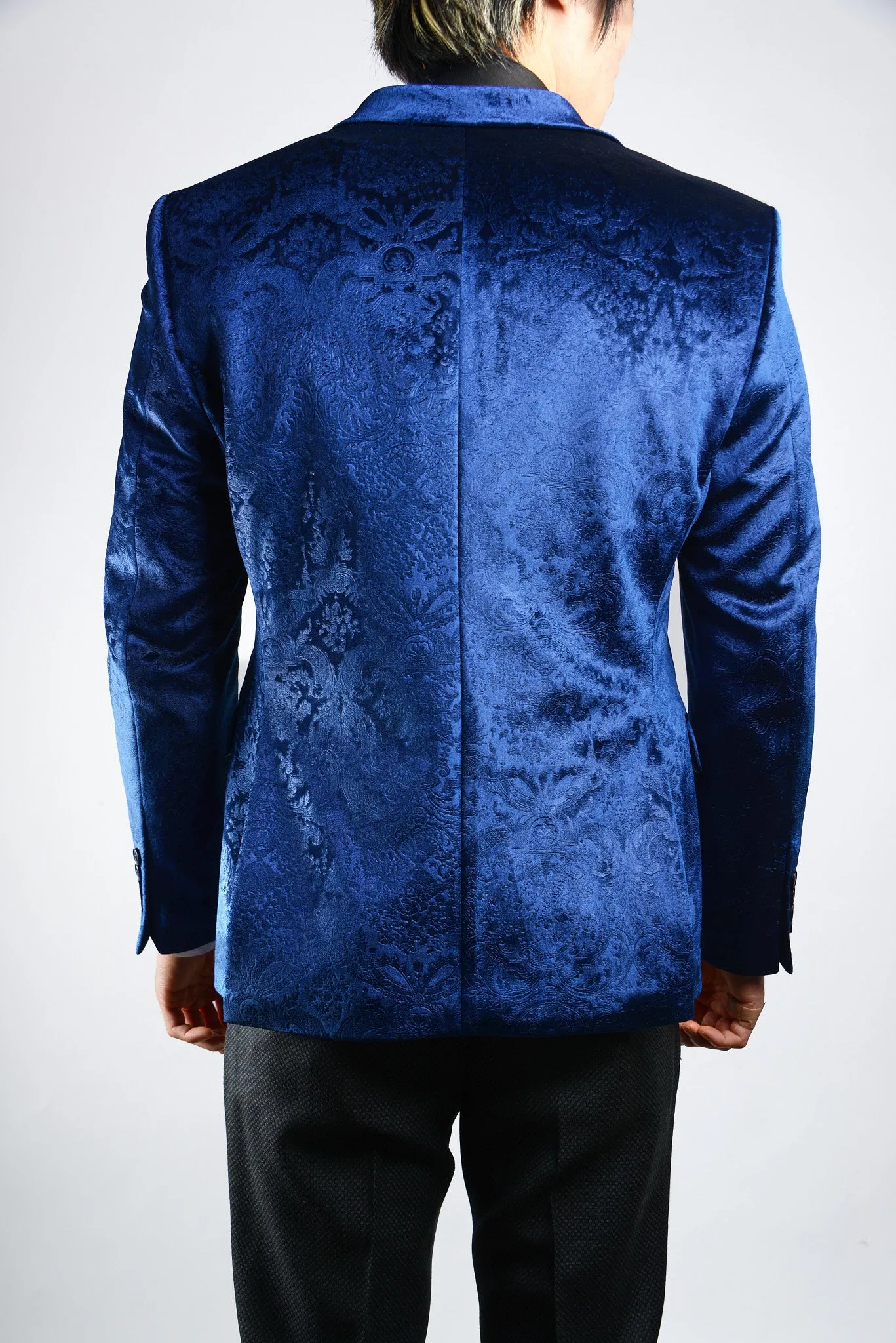 Mayfair Solid Iridescent Velvet Blazer