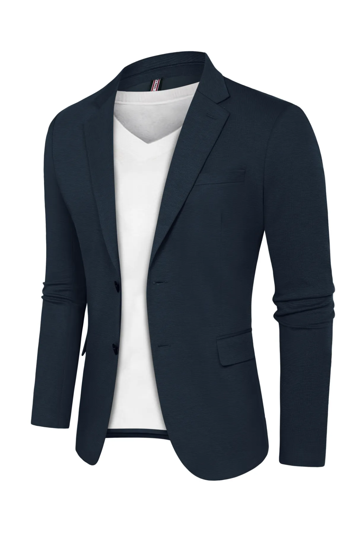 Mens Sport Coat Casual Blazer Jackets Stretchy Knit Blazer for Work Office