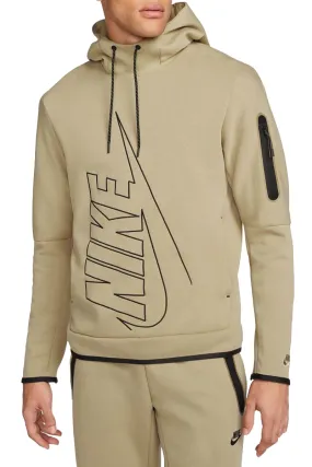 Nike Tech Fleece Pullover Gra - Khaki