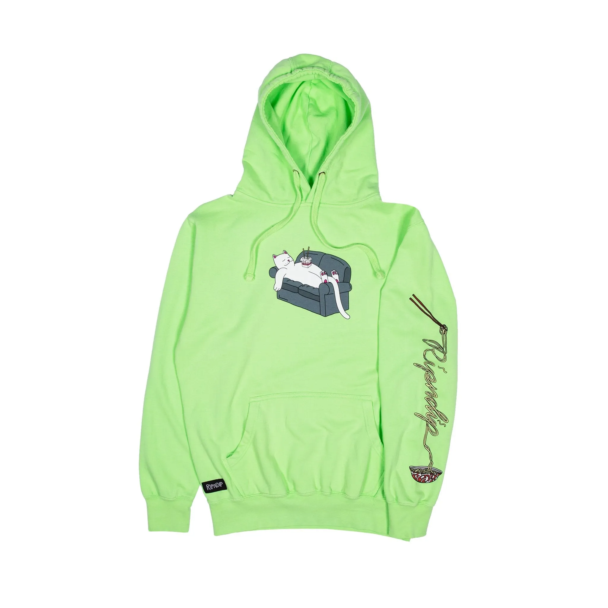 Noodles Hoodie (Lime)