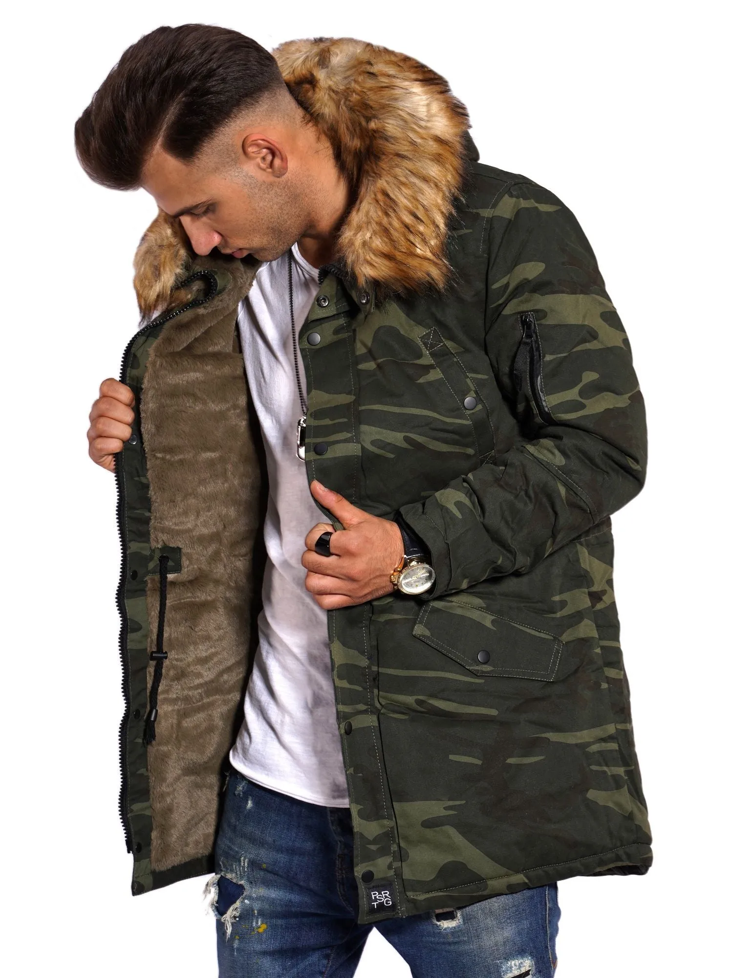 Parka Camouflage Khaki PH-1628