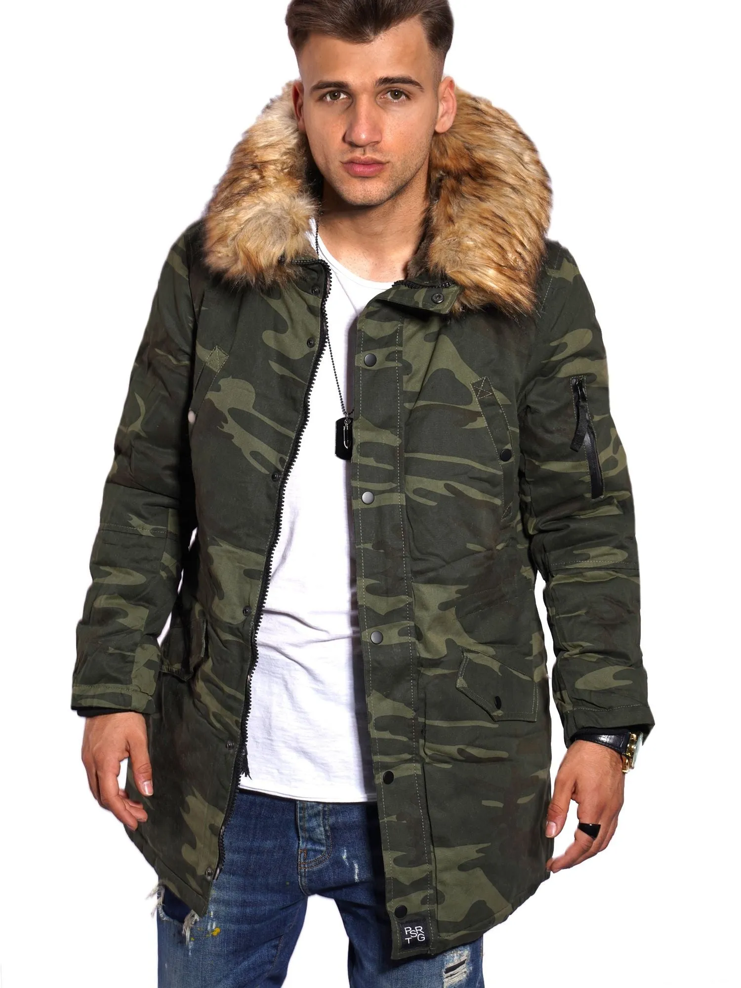 Parka Camouflage Khaki PH-1628