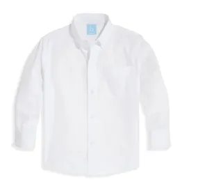 Poplin Button-down Shirt | White