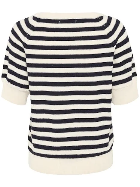 Pullover Glennie PW dark navy stripe