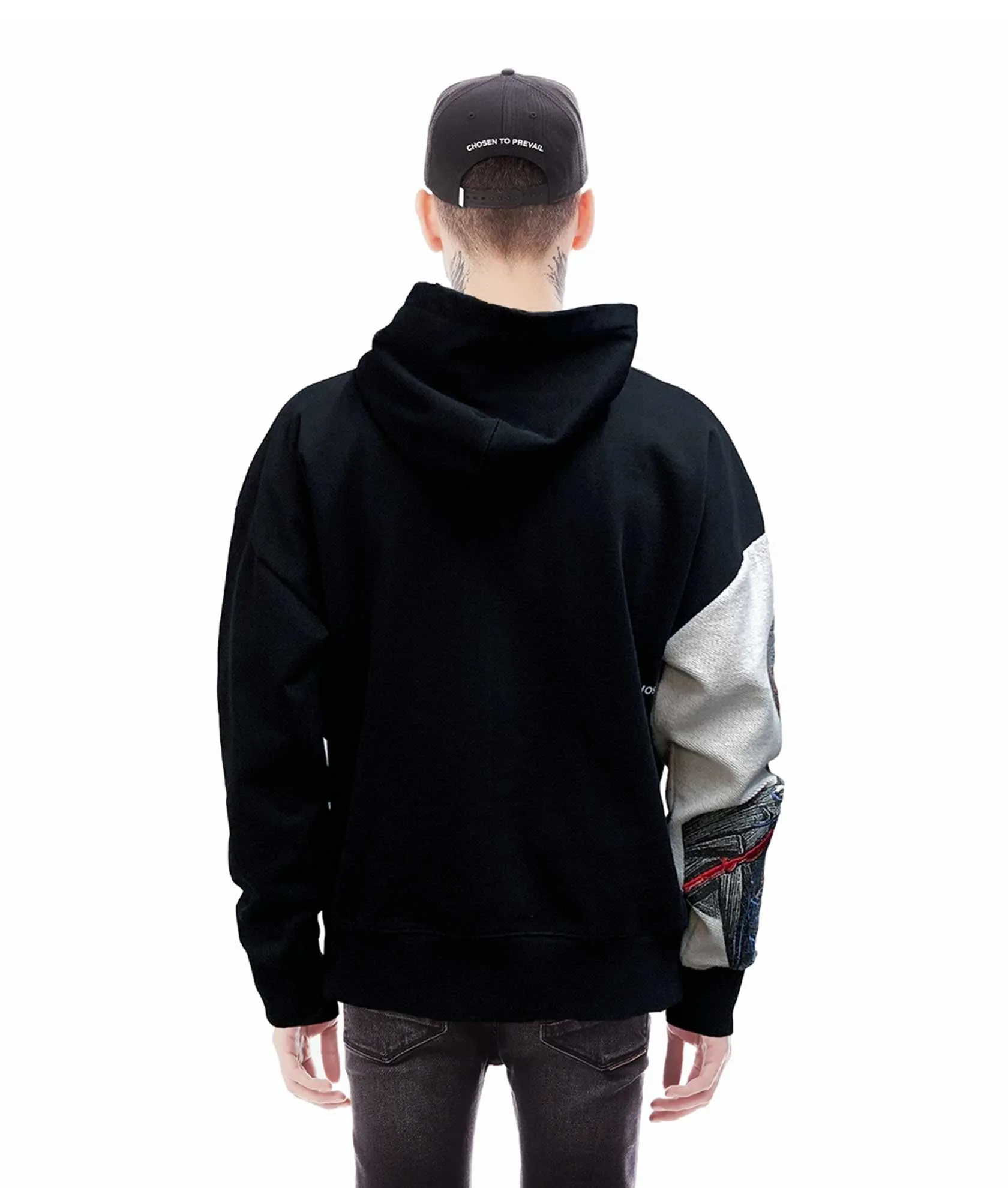 PULLOVER SWEATSHIRT IN BLACK