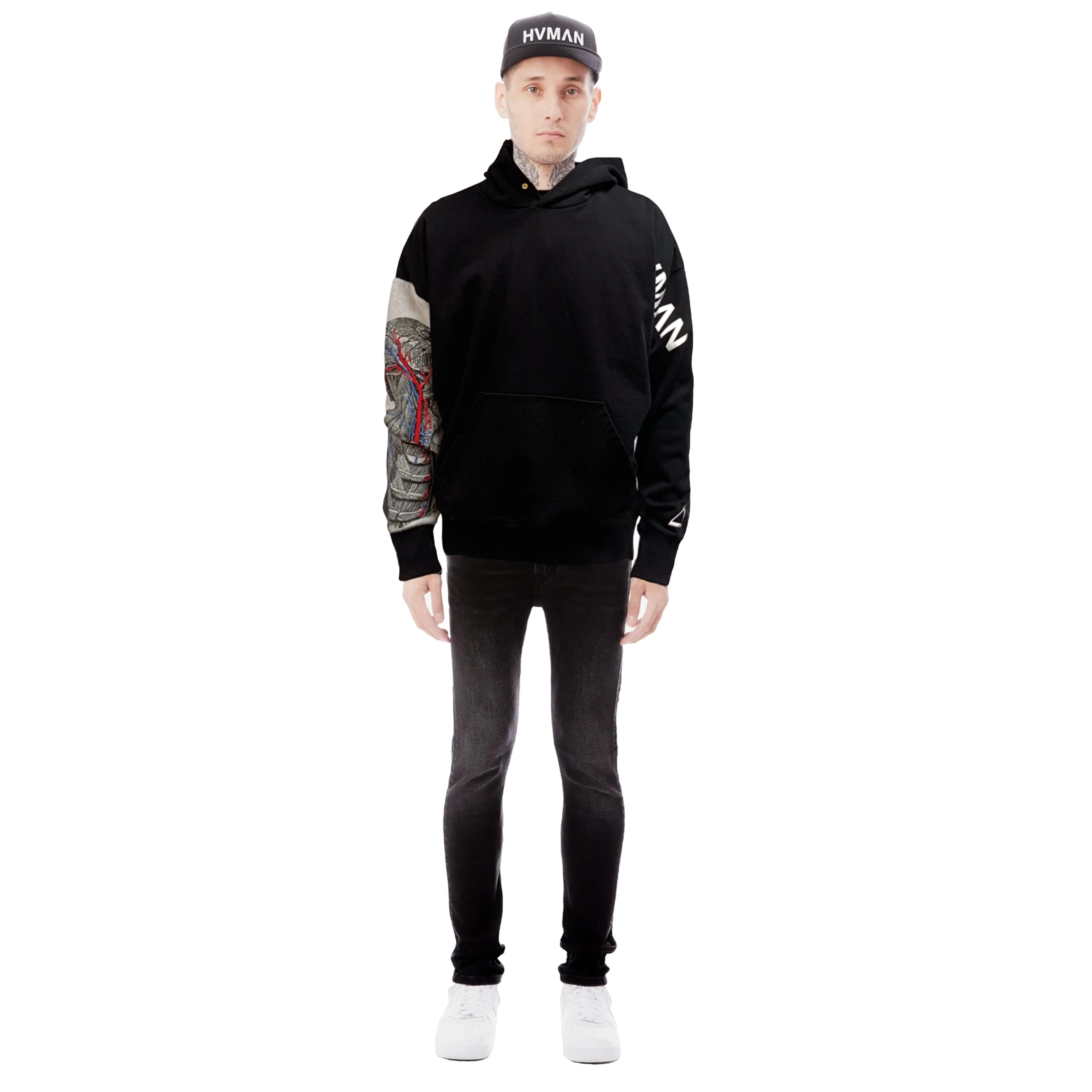 PULLOVER SWEATSHIRT IN BLACK