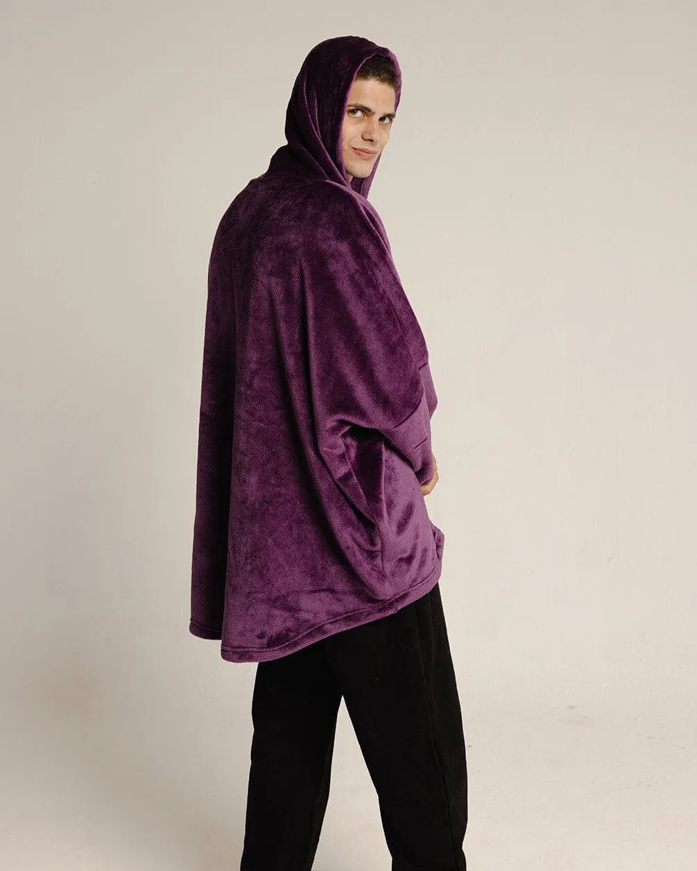 Purple Hoodie Blanket