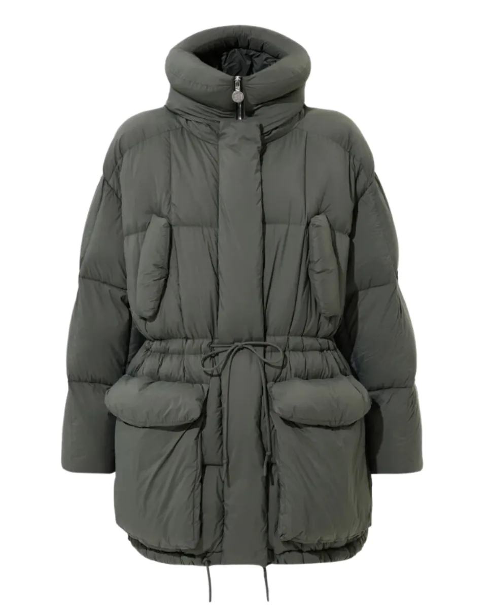 Quilted Parka Soft Khaki