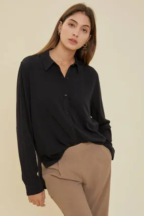 RAYON BUTTON DOWN CLASSIC SHIRT