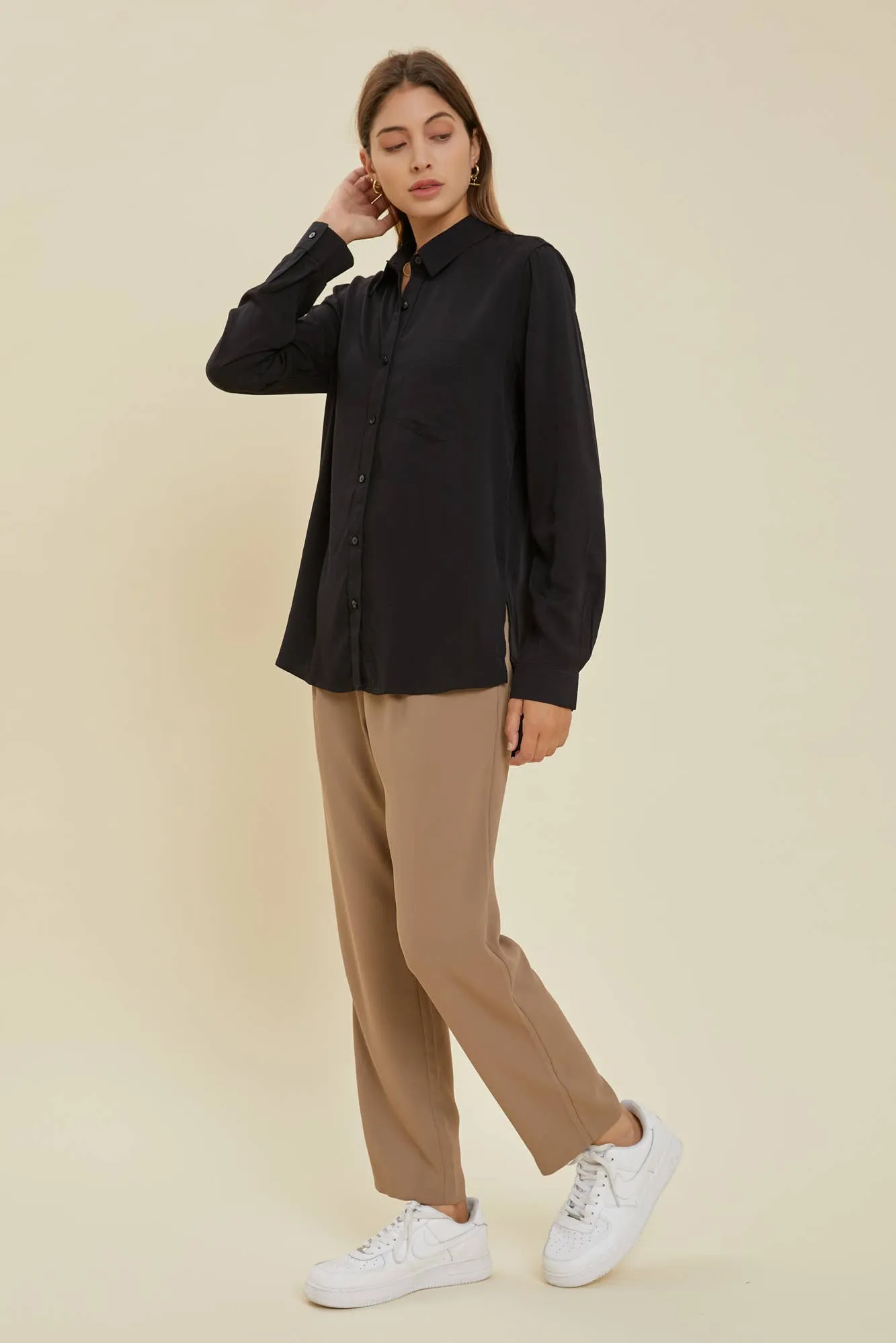 RAYON BUTTON DOWN CLASSIC SHIRT