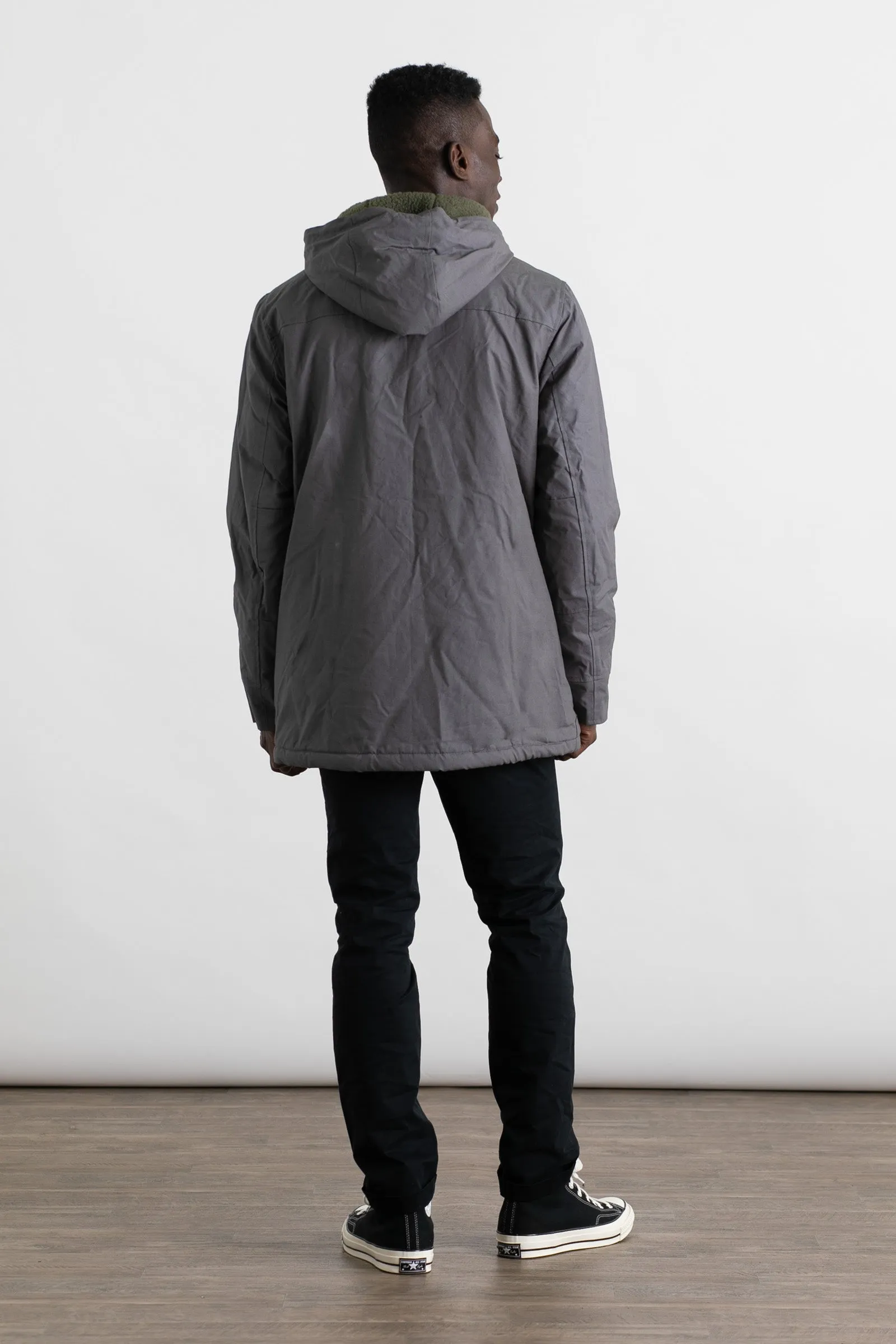 Sitka Parka / Grey Waxed Canvas