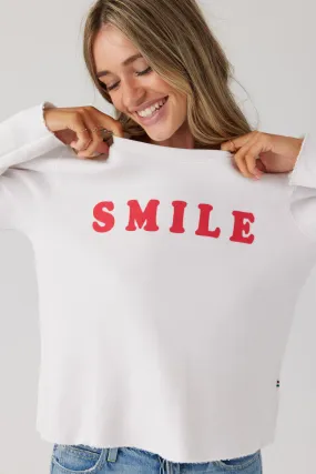 Smile Crop Pullover