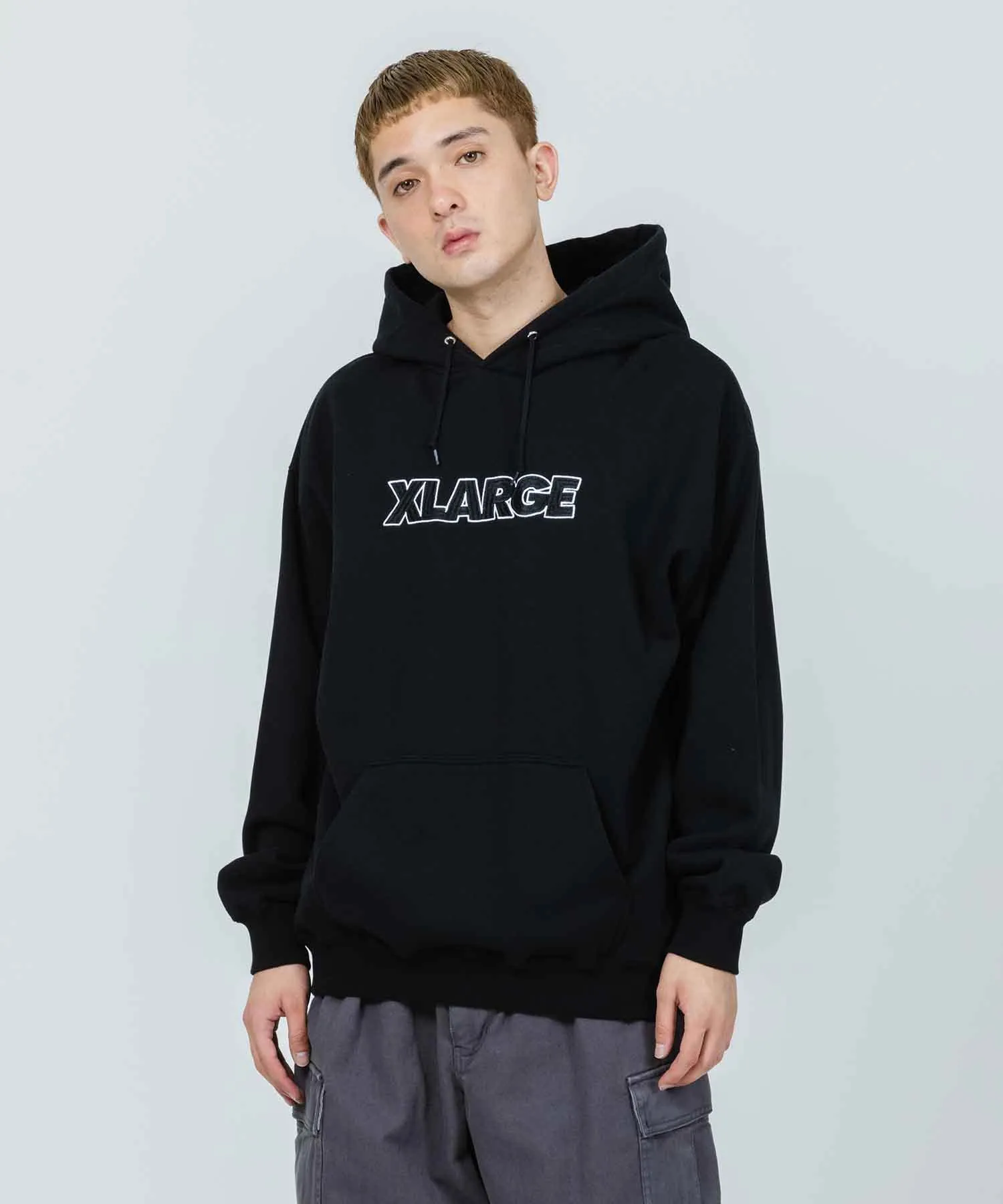 STANDARD LOGO PULLOVER HOODED SWEAT