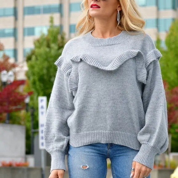 Steph - Gray Sweater