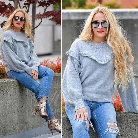 Steph - Gray Sweater