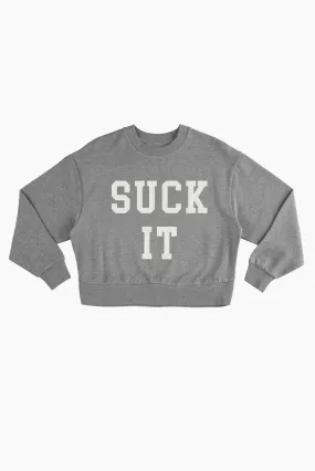 Suck It Cropped Sweatshirt