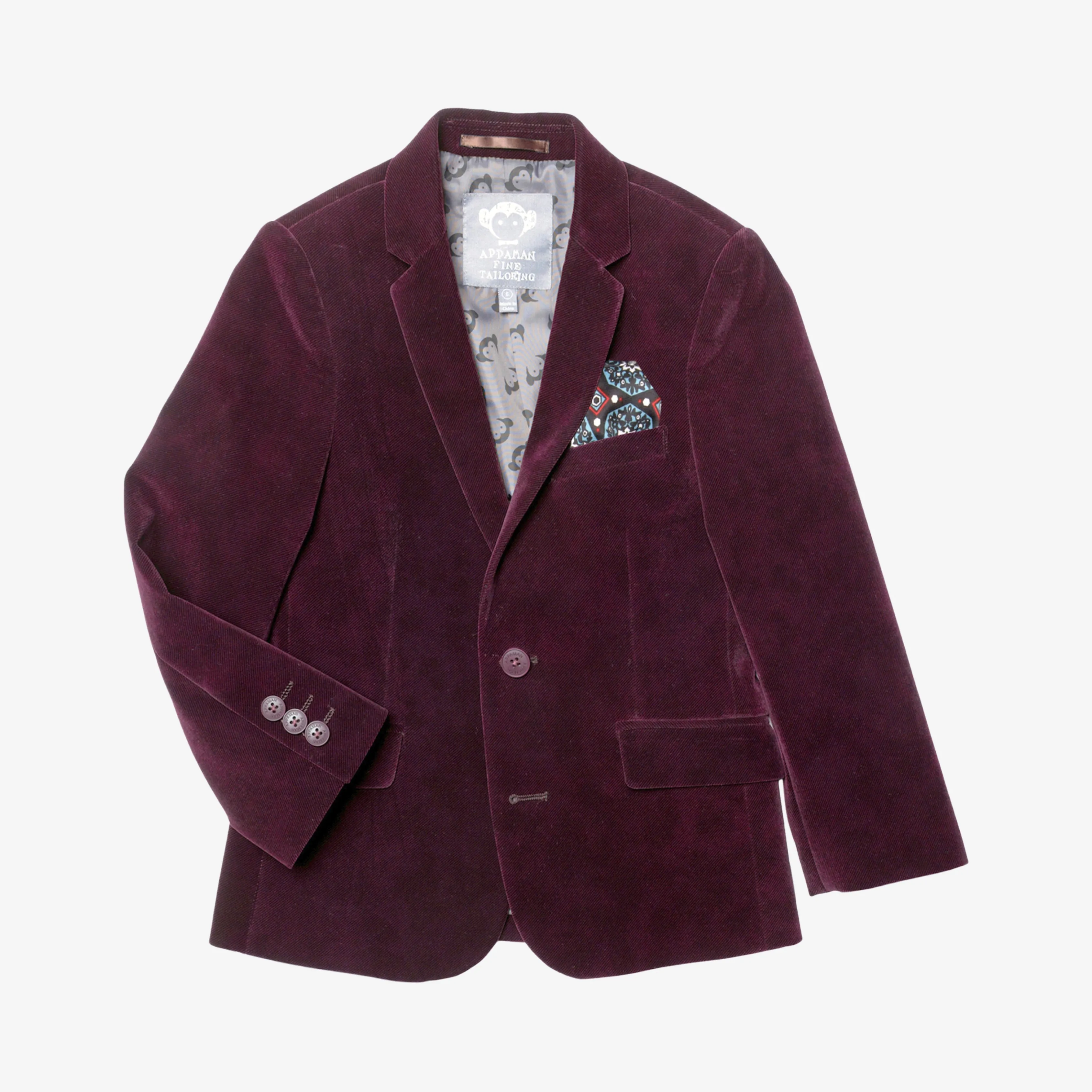 Suit Blazer | Merlot Velvet