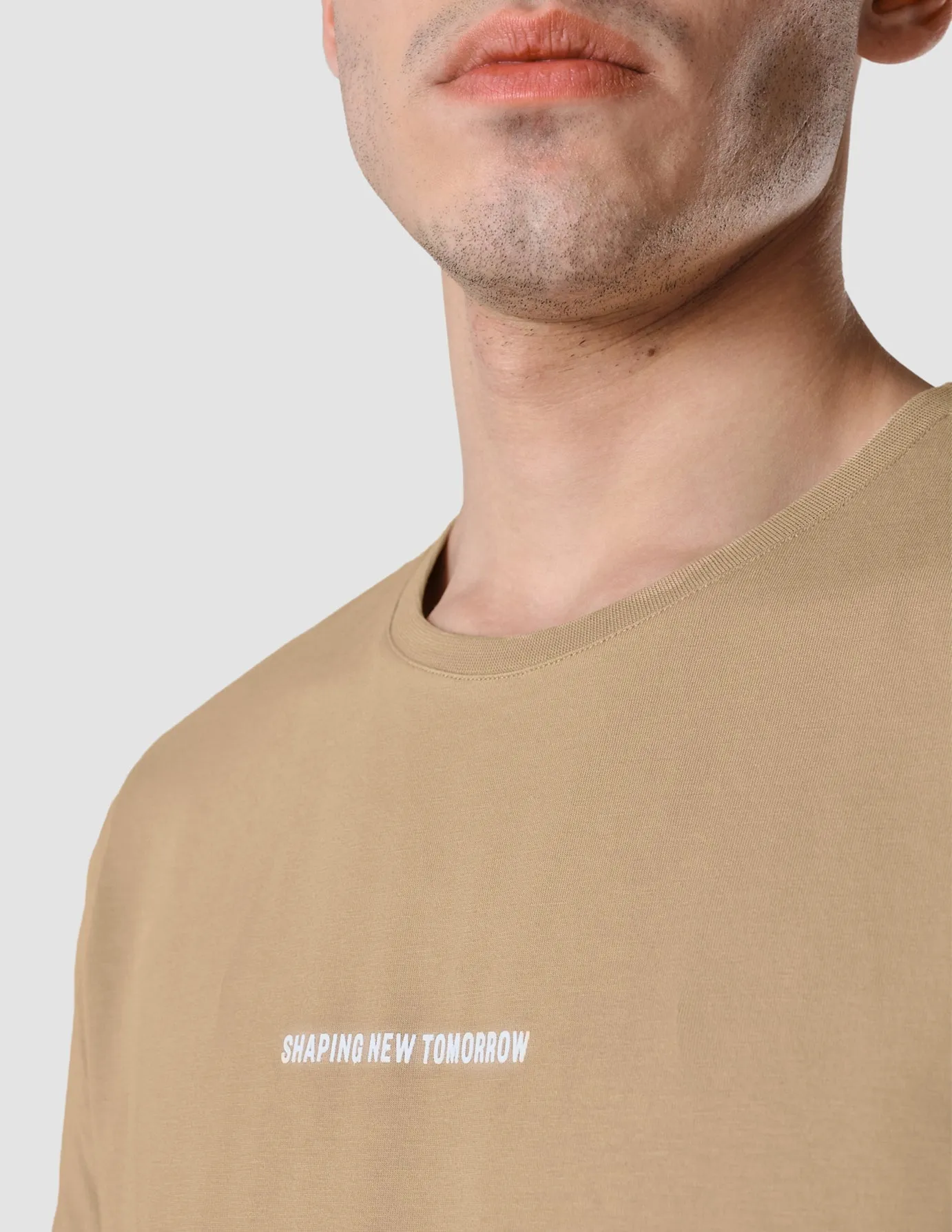 Supima Autograph T-shirt Sand Grain