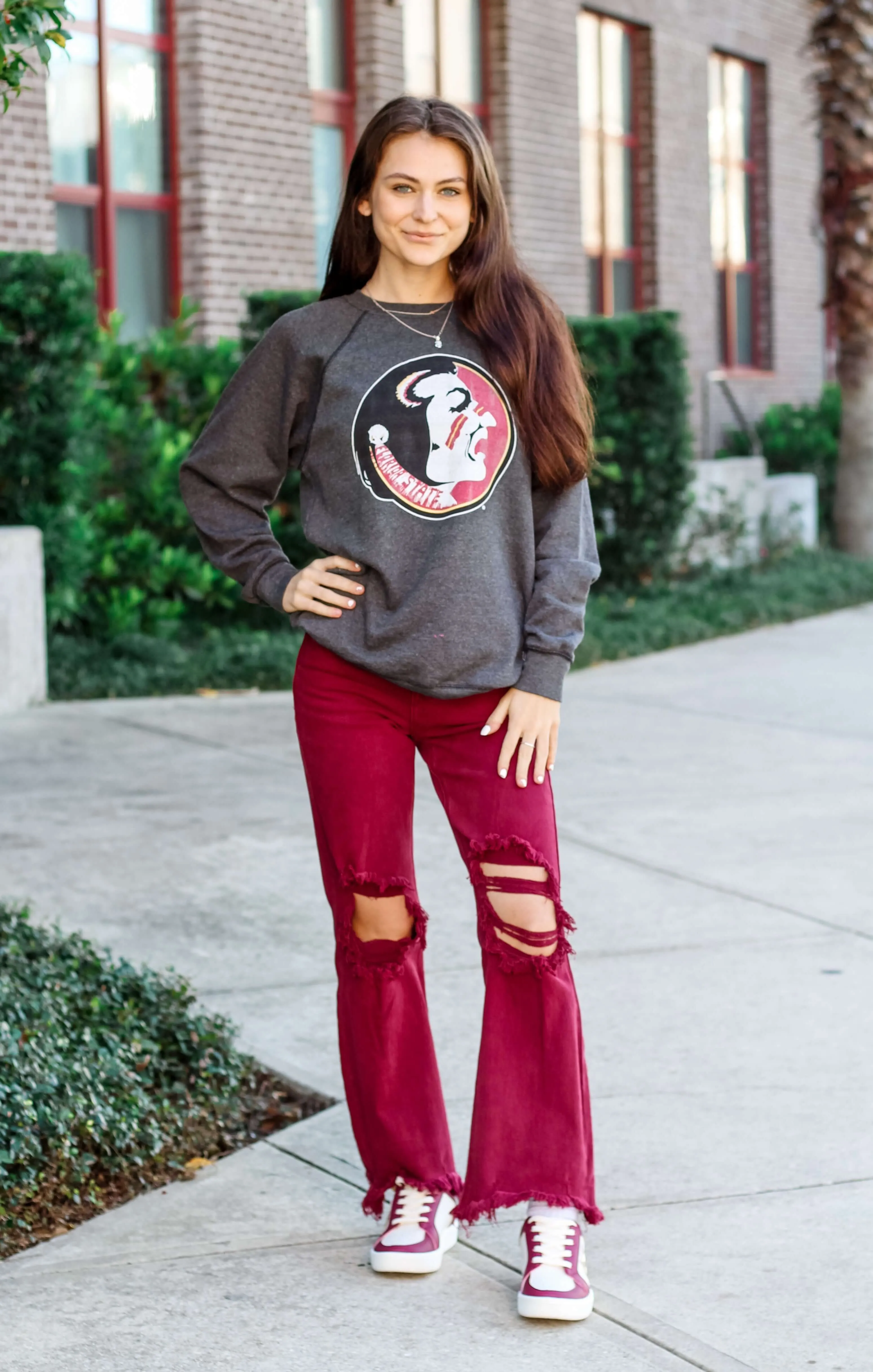 The Classic Seminole Vintage Boyfriend Pullover