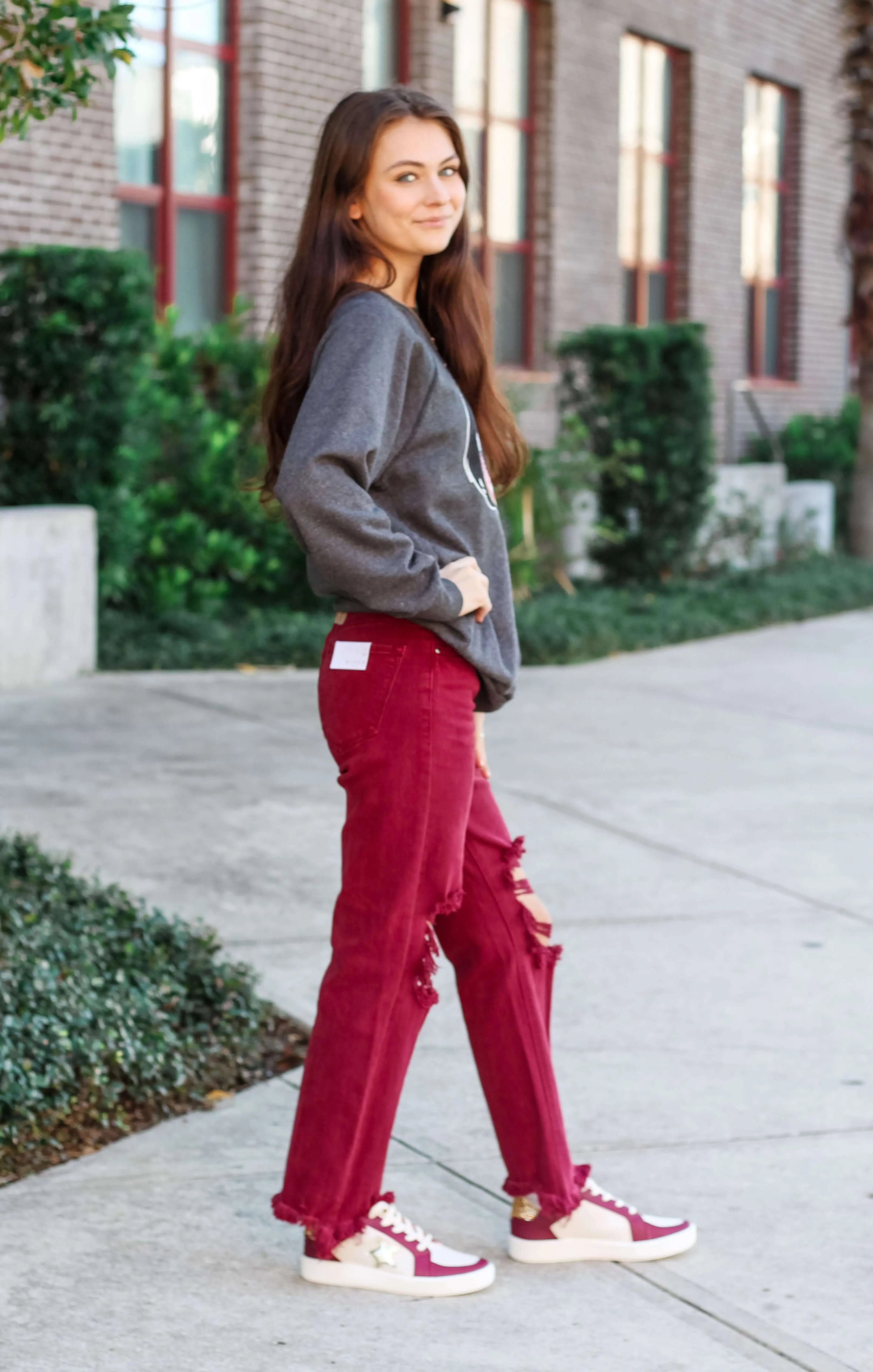 The Classic Seminole Vintage Boyfriend Pullover