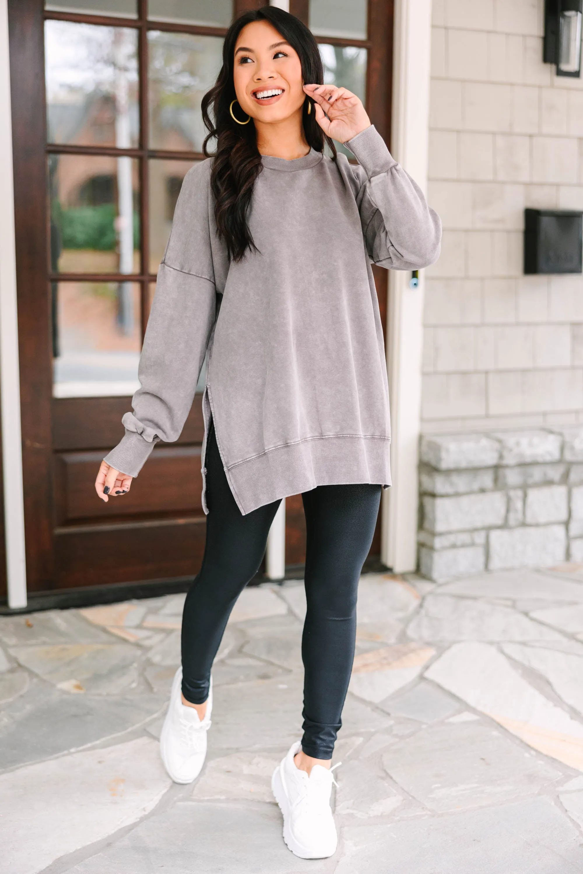 The Slouchy Gray Pullover