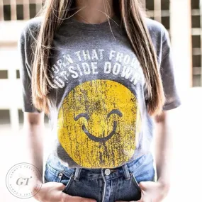 Turn that Frown Upside Down Crew Tee