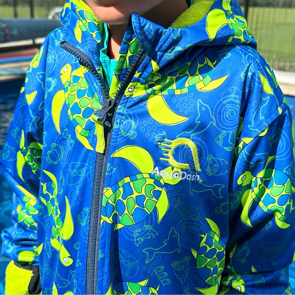 Turtle Tales Swim Parka | Child Unisex