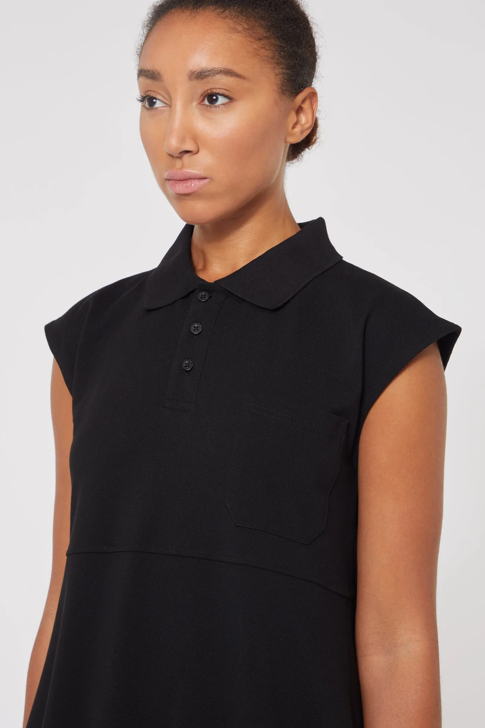 UPSIDE DOWN POLO SHIRT DRESS