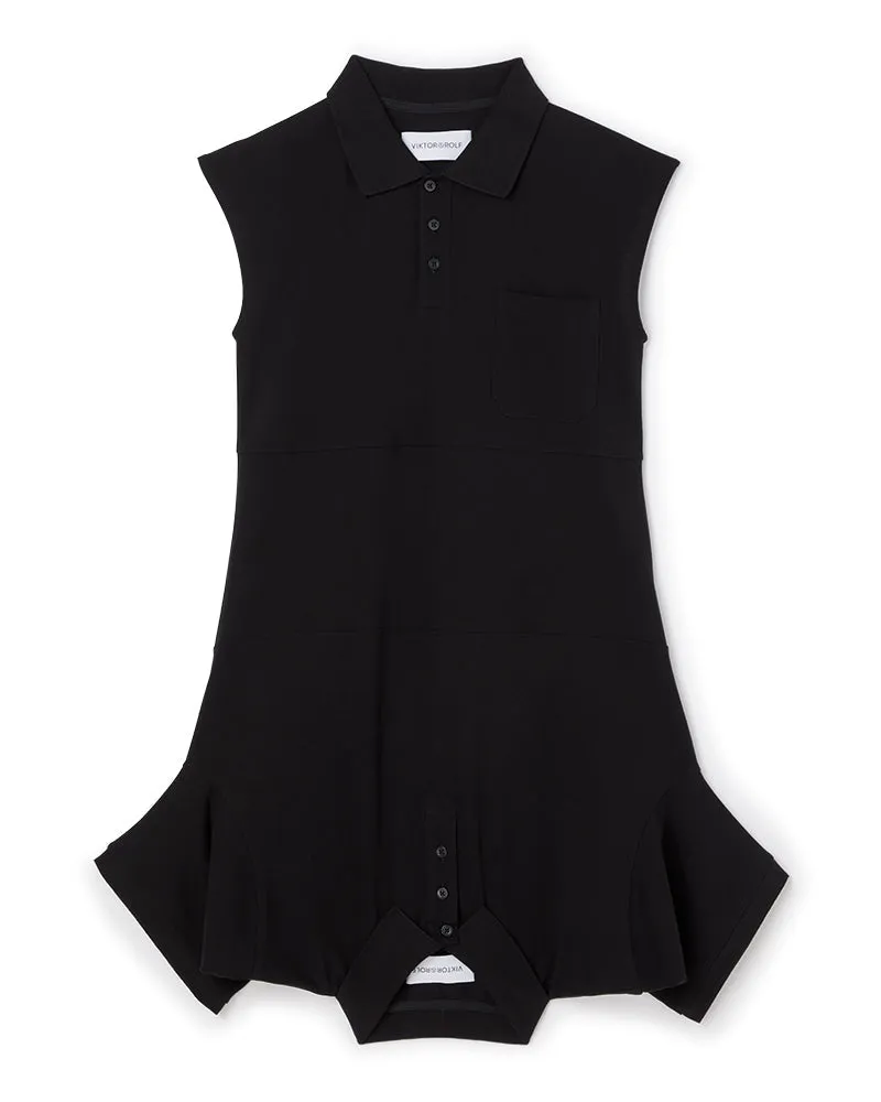 UPSIDE DOWN POLO SHIRT DRESS