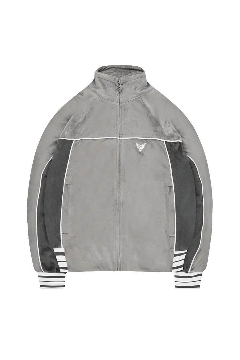 VELOUR JACKET GREY