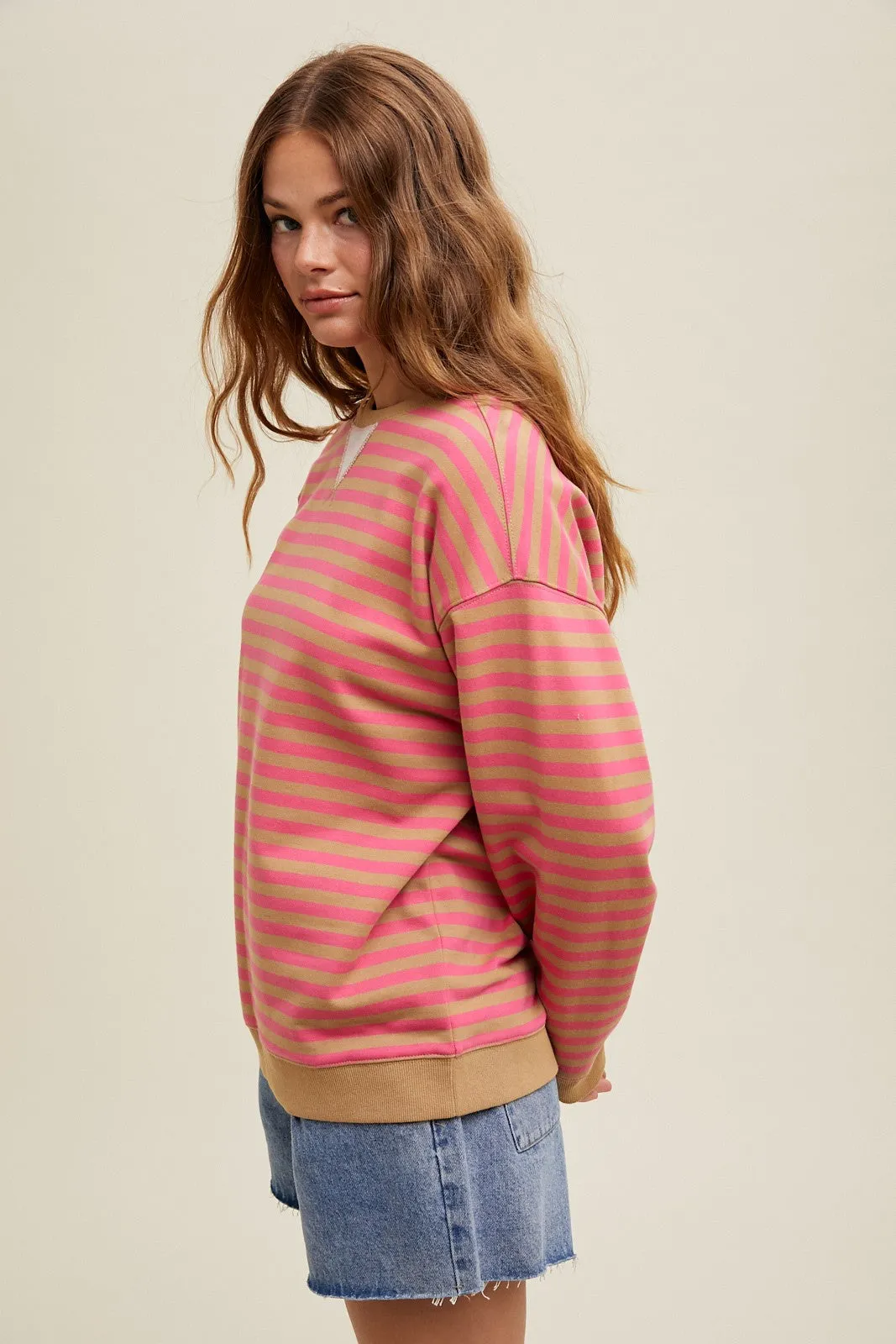 'Wandering Ways' Pullover - Punch