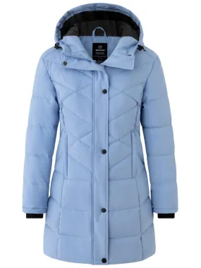 Women's Quilted Winter Jacket Puffy Coat Puffer Jackets Sustainable Fabric