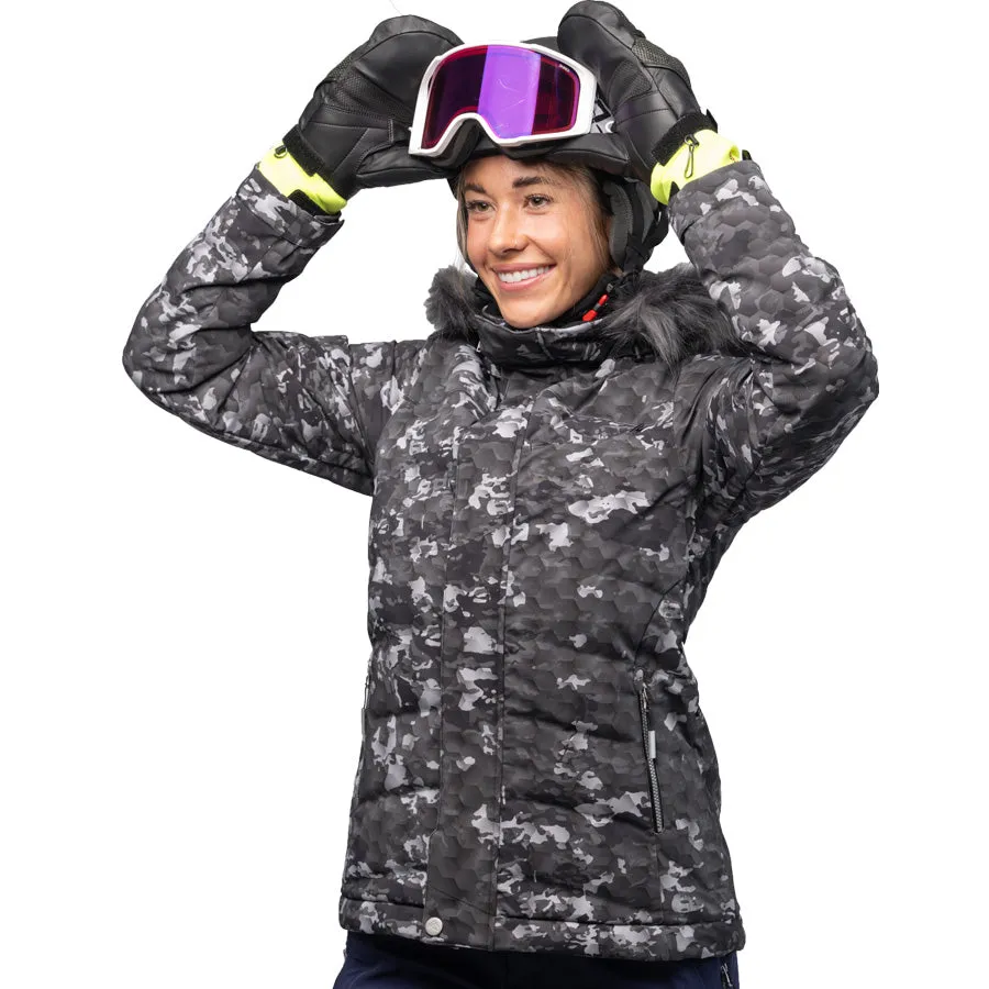 Women's Shelter Insulated Ski Parka - Camo