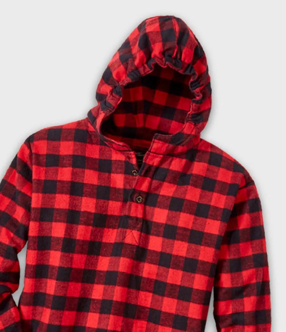 Youth Hooded Flannel Pullover